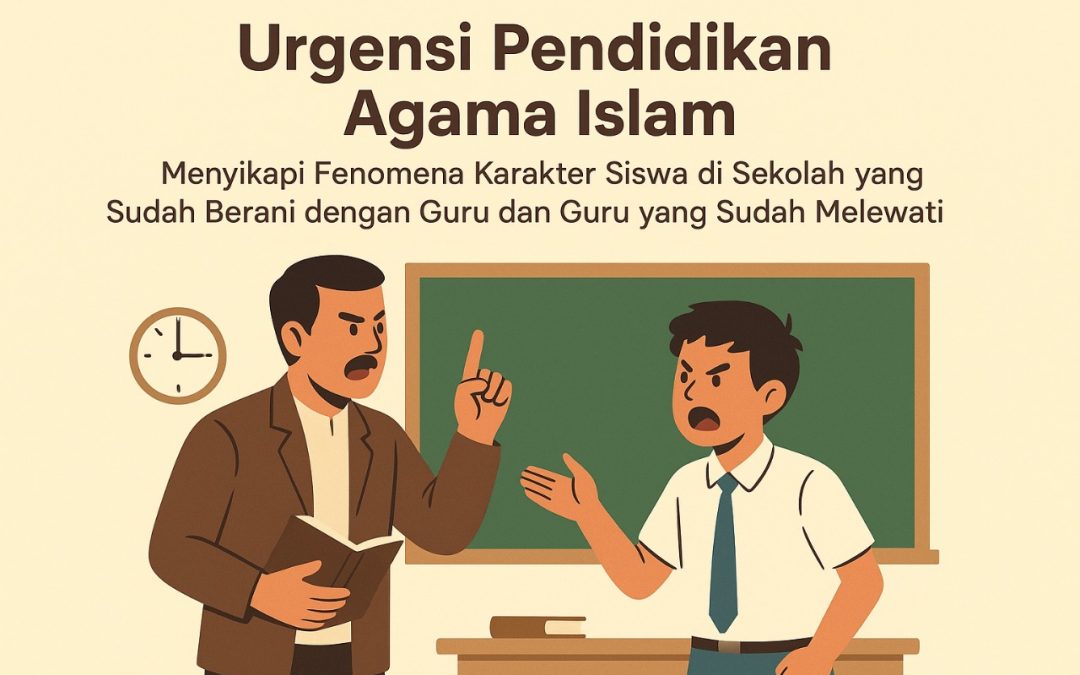 Urgensi Pendidikan Agama Islam dalam Menyikapi Fenomena Degradasi Karakter Siswa dan Pelanggaran Etika Guru: Perspektif Ta’lim al Muta’allim Al Zarnuji